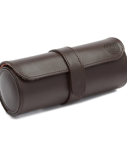 WOLF x WM Brown Watch Roll with Cigar Case WOLF