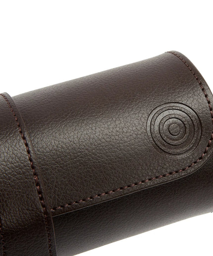 WOLF x WM Brown Watch Roll with Cigar Case WOLF