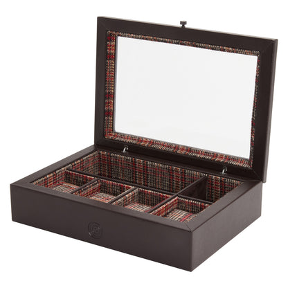 WOLF x WM Brown 4 Piece Watch Accessory Box