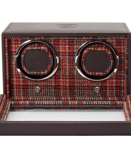 WOLF x WM Brown Double Watch Winder WOLF