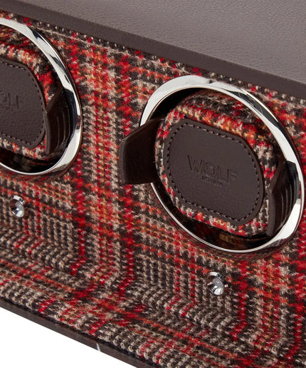 WOLF x WM Brown Double Watch Winder WOLF