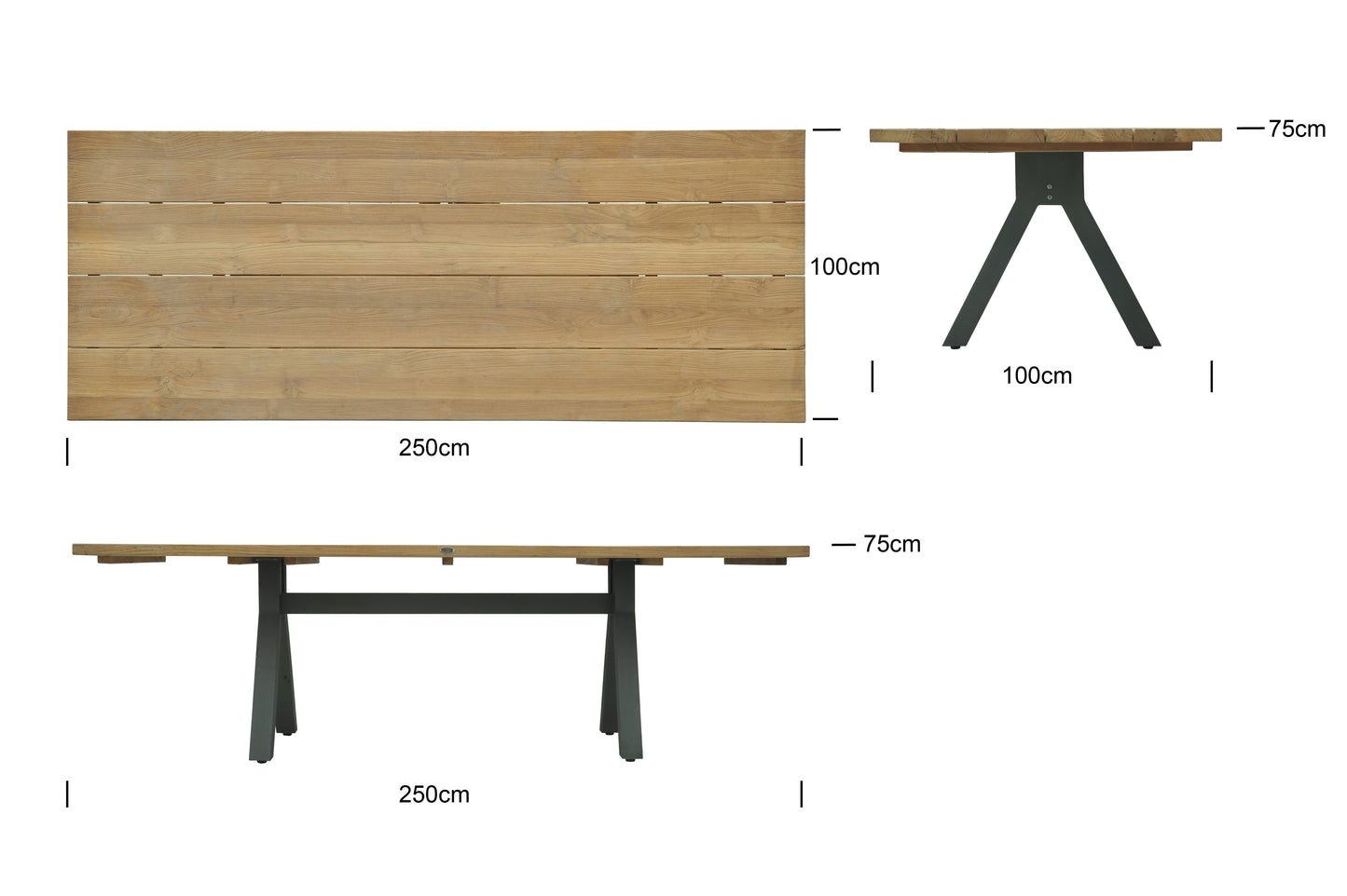 Alaska 8 Seat Rectangle Dining Table