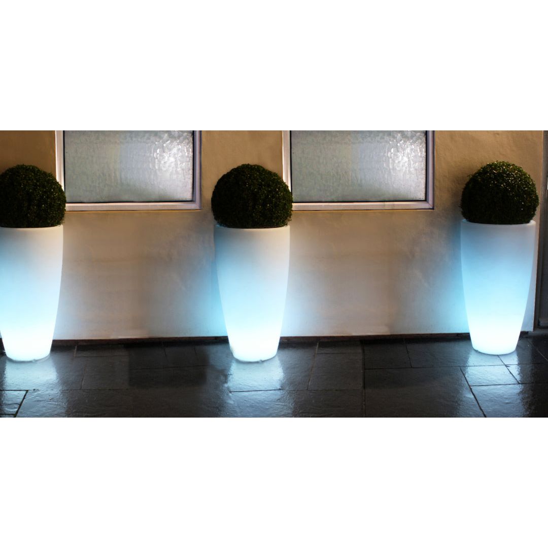 LED Curved Planter