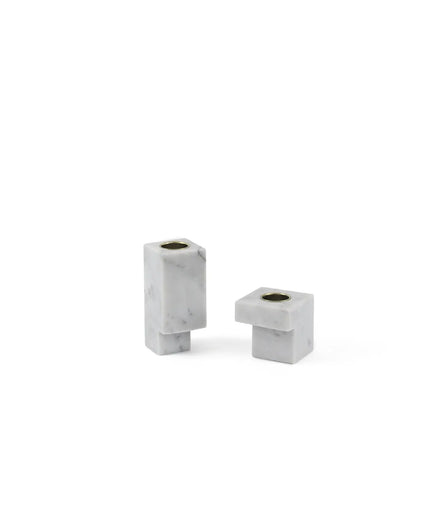 Fiammettav Set of 2 Squared Candle Holder Fiammettav