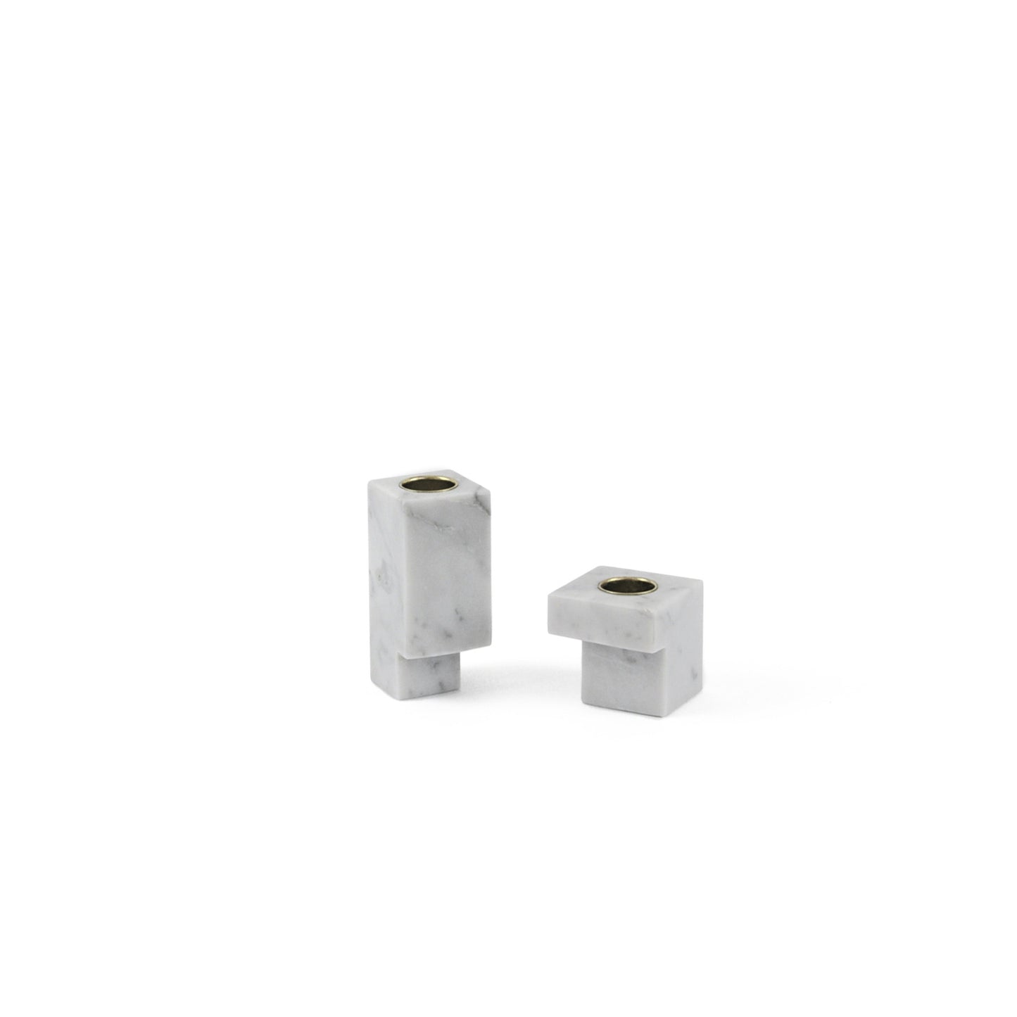 Fiammettav Set of 2 Squared Candle Holder