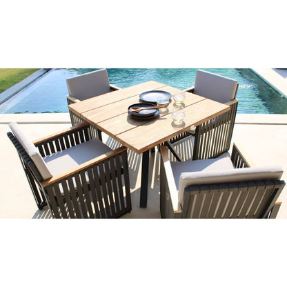 Alaska 4 Seat Square Dining Table