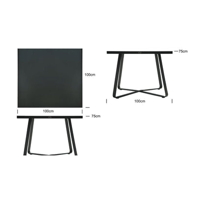 Horizon Dining Square 4 seat Table