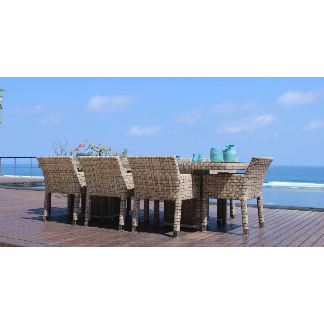 Pacific Rectangle 8 Seat Dining Table