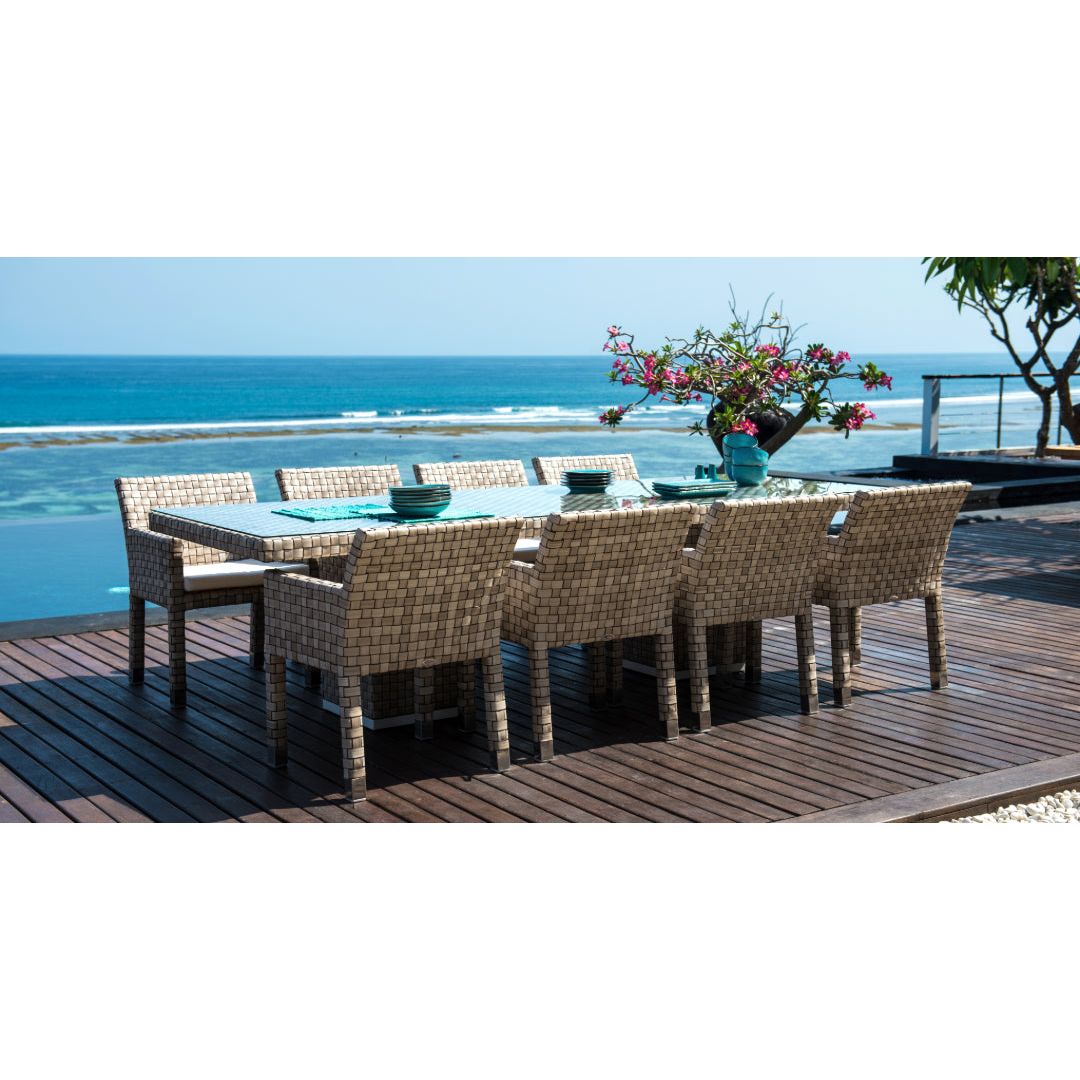 Pacific Rectangle 10 Seat Dining Table