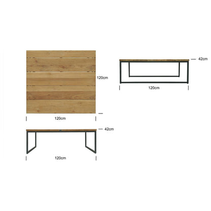 Nautic Large Square Coffee Table