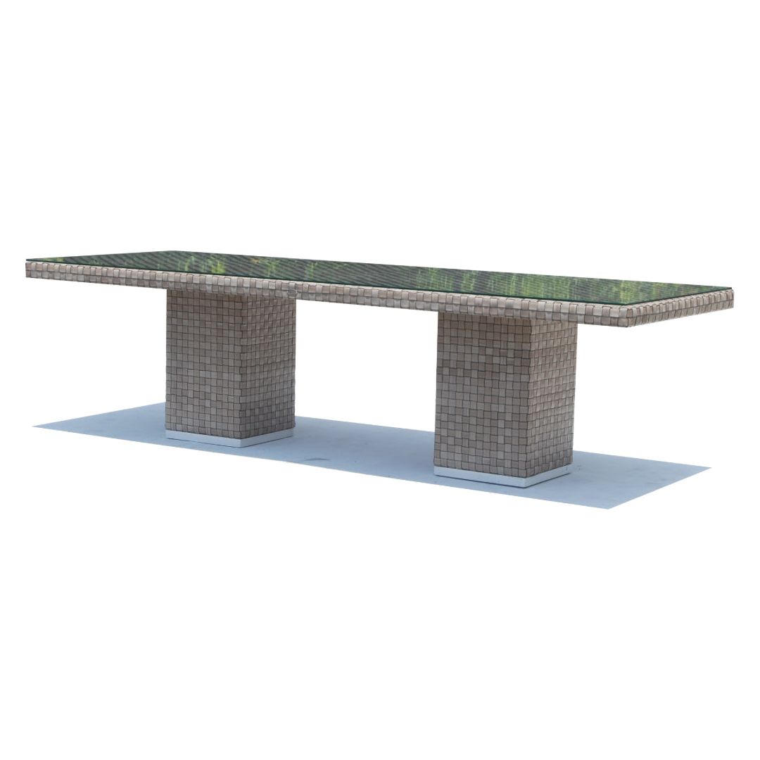 Pacific Rectangle 10 Seat Dining Table