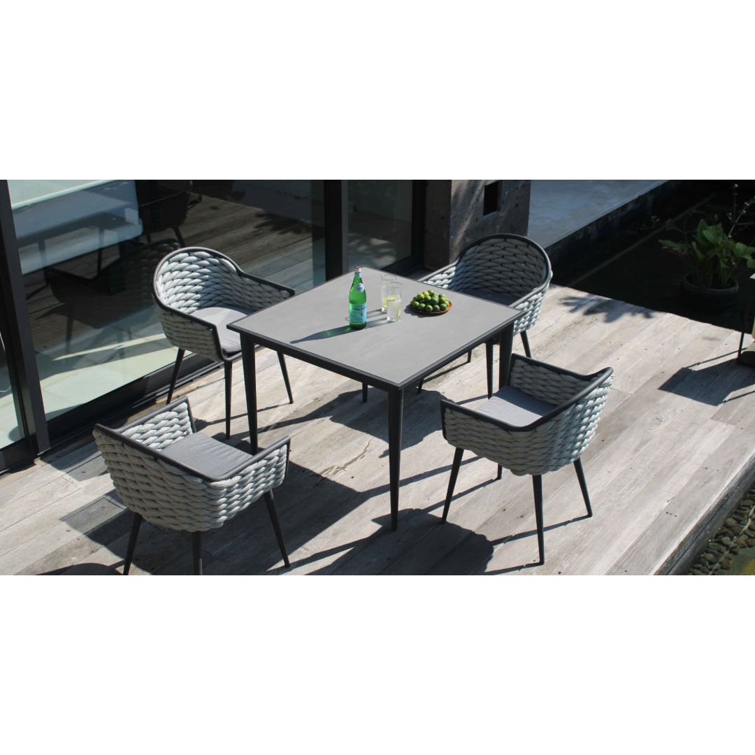 Serpent Square 4 Seat Dining Table