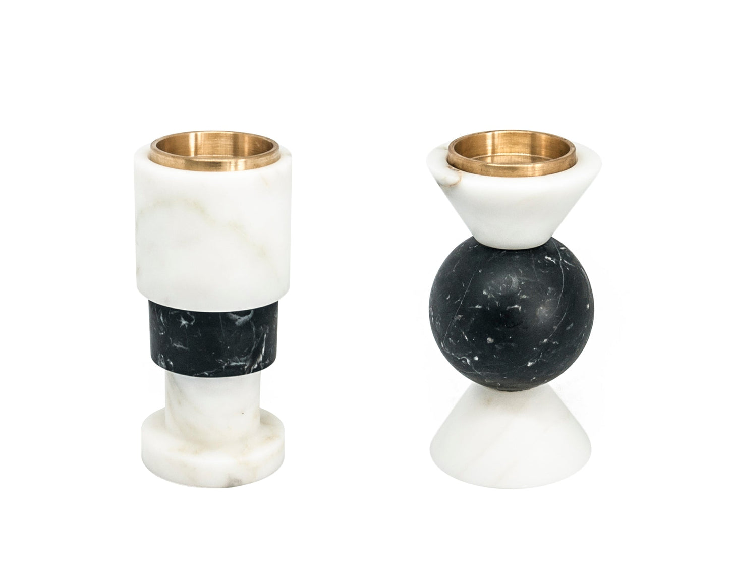 Fiammettav Short Two-Tone Candle Holder