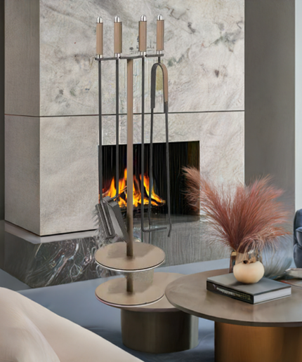 Pinetti Fireplace Set